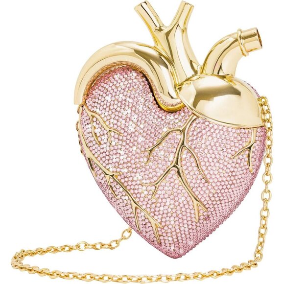 JW PEI Women's Maren Artificial Crystal Heart Shaped Bag